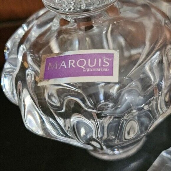 Waterford Sweet Memory Perfume Bottle 4.5" Marquis Crystal heart romantic chic - Picture 5 of 5
